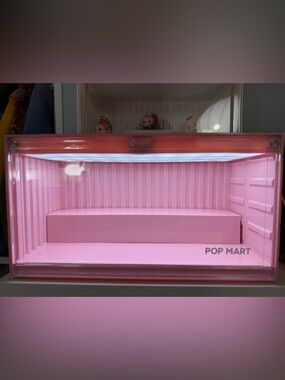 Pop Mart Pink Display Case